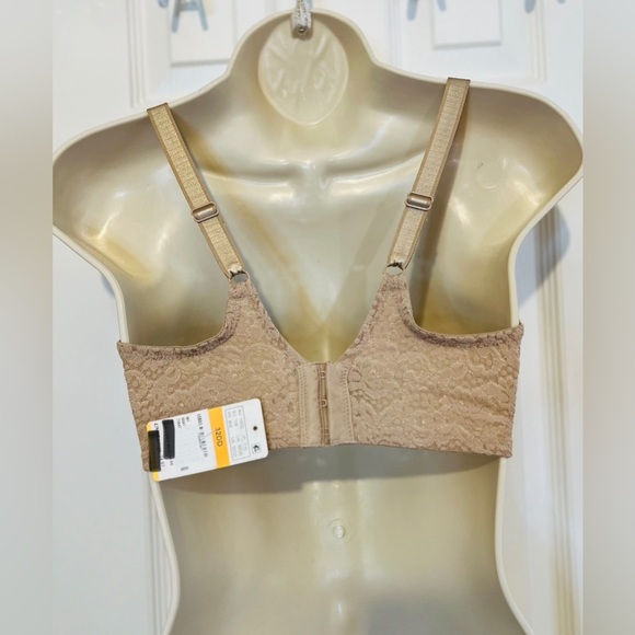 Wacoal Halo Lace Full Figure Underwire Bra, Color Toast, Size 32DD - Picture 4 of 6